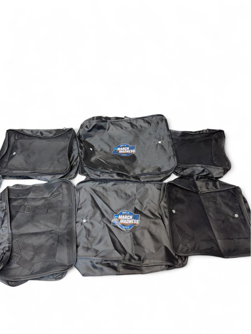 NCAA March Madness Sweet 16 Elite 8 Packing Cubes 6-Piece Travel Set